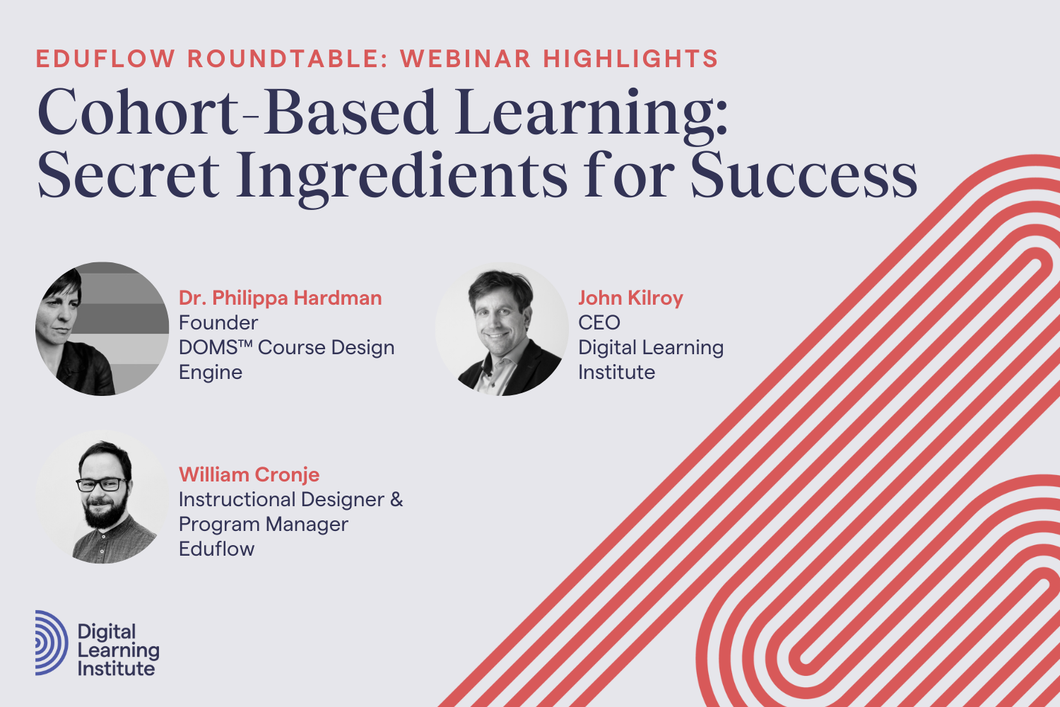 Webinar Highlights: Cohort Based Learning | Secret Ingredients for Success